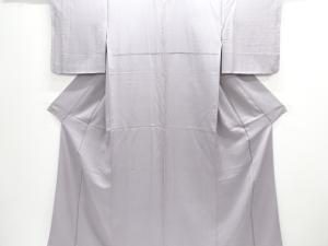 紗綾型織り出し一つ紋色無地着物